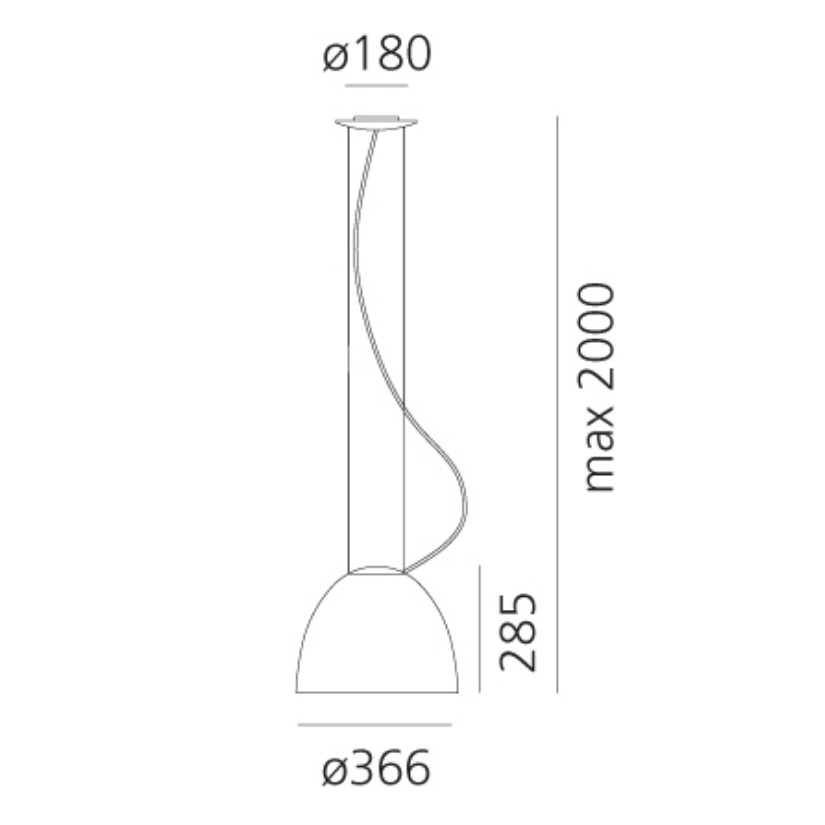 COLGANTE NUR MINI ARTEMIDE.