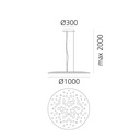 COLGANTE SILENT FIELD 2.0 ARTEMIDE.