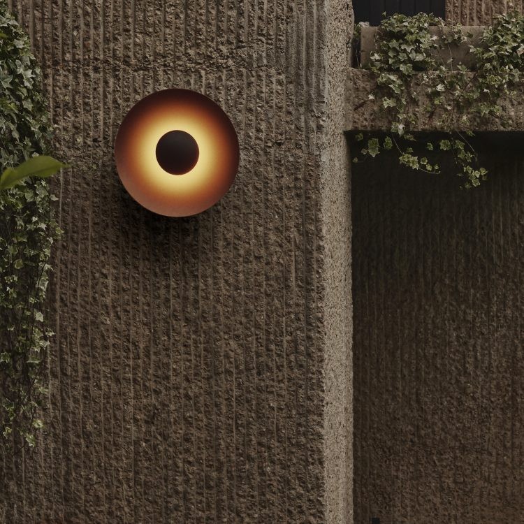 GINGER DE PARED 32CM ACABADO MARRON OXIDO MARSET.