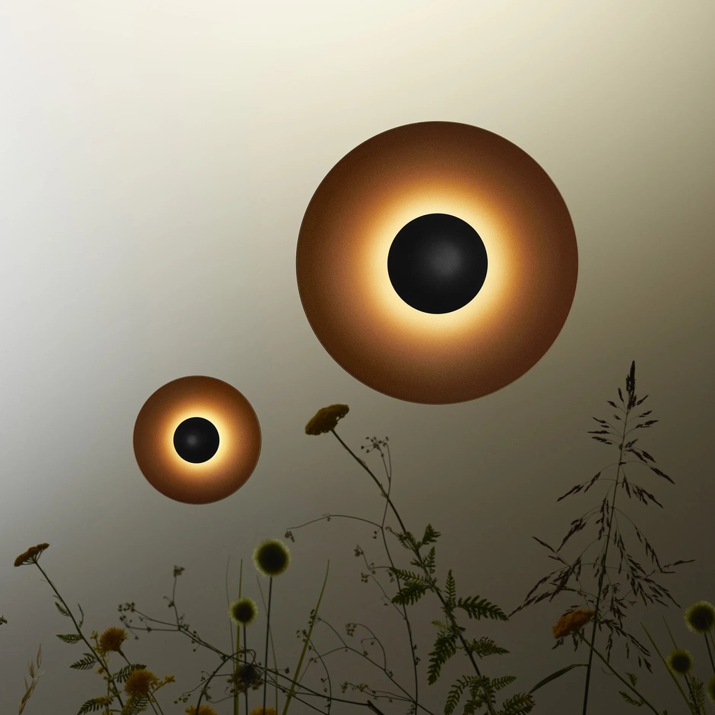 GINGER DE PARED 32CM ACABADO MARRON OXIDO MARSET.