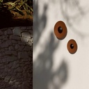 GINGER DE PARED 42CM ACABADO MARRON OXIDO MARSET.