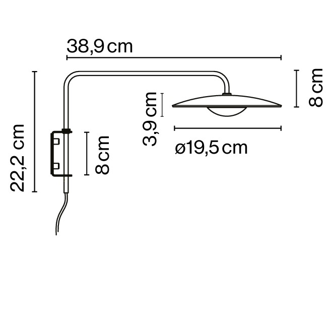 APLIQUE PARED GINGER 20A MARSET