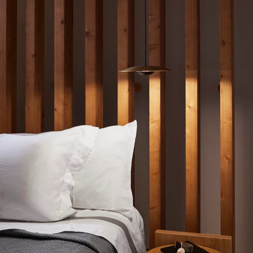 COLGANTE GINGER 20 WENGUE LED MARSET.