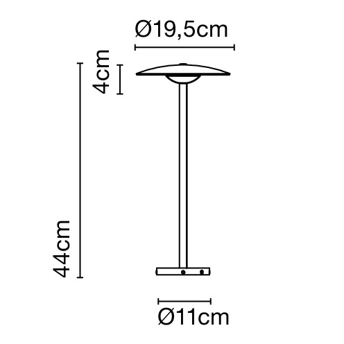 BALIZA GINGER IP65 MARSET.