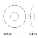 GINGER DE PARED 60CM ROBLEBLANCO MARSET.