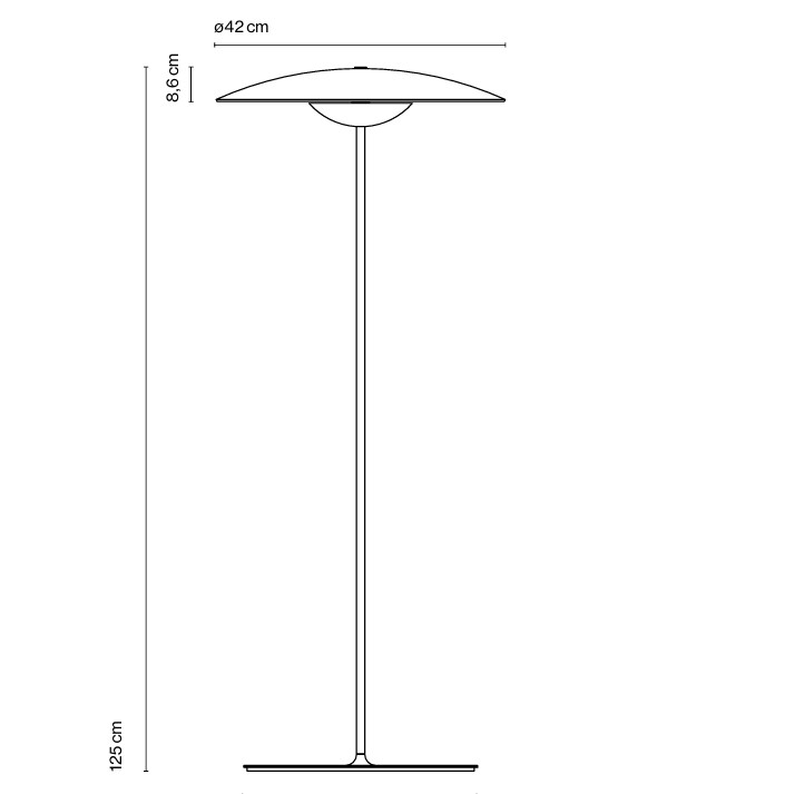 GINGER P PIE 42 WENGUE DIMMABLE MARSET.