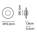 GINGER PARED CORTEIN  15C IP65 MARSET.