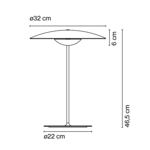 GINGER S MESA 32 WENGUE DIMMABLE MARSET.