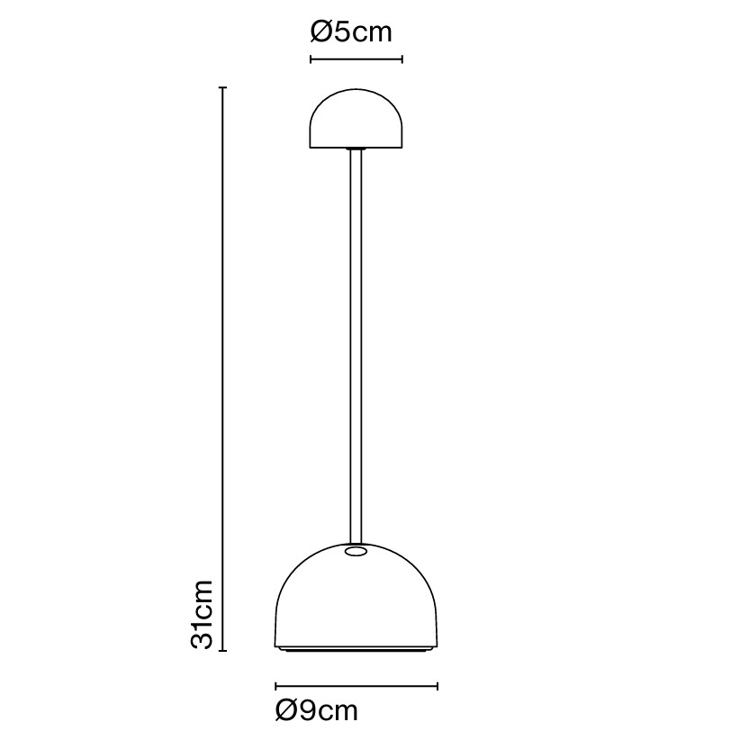 LAMPARA DE MESA SIPS MARSET.
