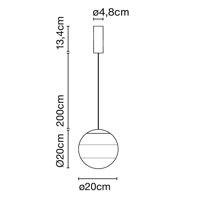 COLGANTE DIPPING LIGHT 20 AMBAR MARSET.