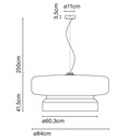 COLGANTE BOHEMIA 84 MARSET.