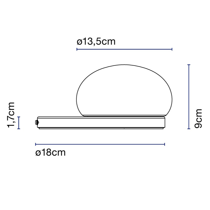 LÁMPARA DE MESA BOLITA UMBRA MARSET.