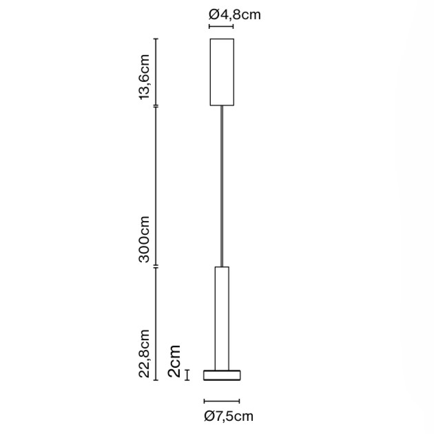 COLGANTE MILANA NEGRO MARSET.