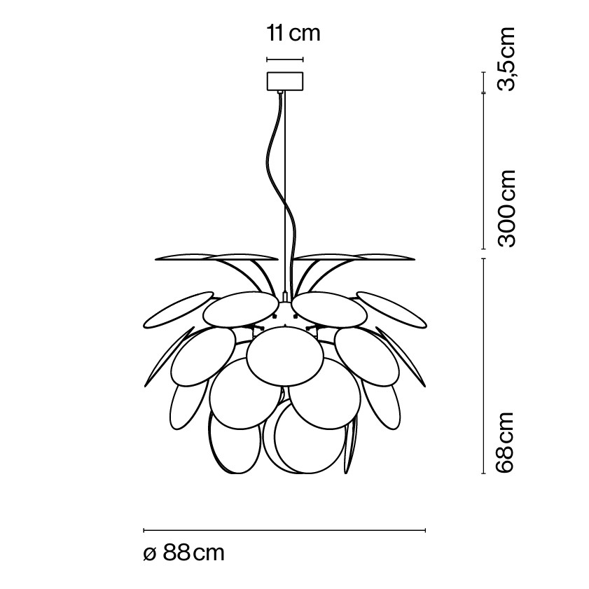 COLGANTE DECORATIVO DISCOCÓ 88 MARSET