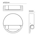 APLIQUE PARED LEDTUBE R RIGHT MARSET