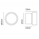 APLIQUE PARED ROC MINI MARSET.