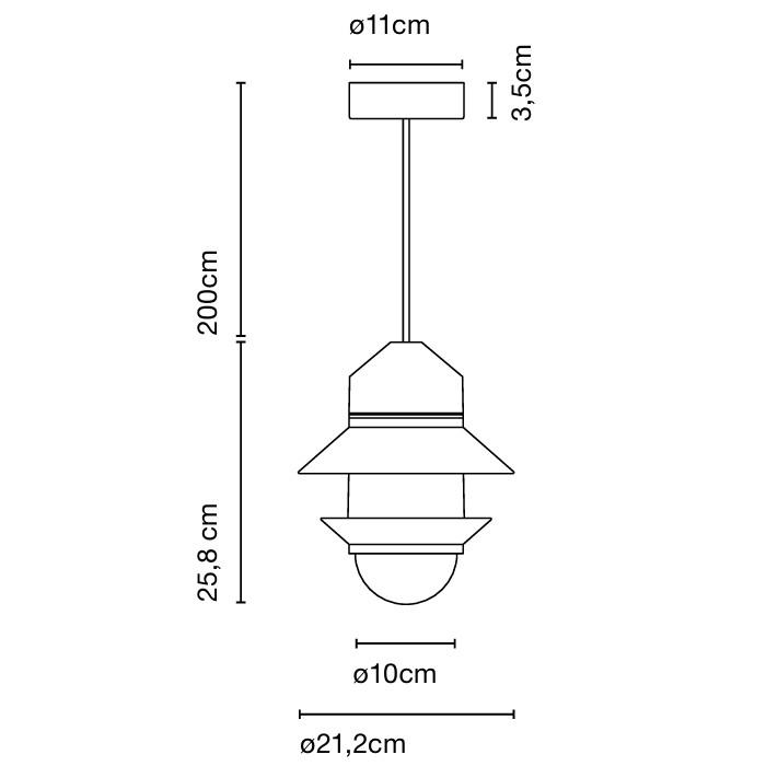 COLGANTE SANTORINI IP65 MARSET.
