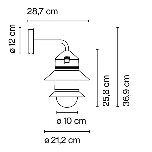 APLIQUE PARED SANTORINI IP65 MARSET.