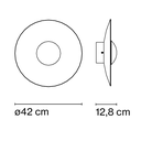 APLIQUE PARED GINGER 20C WENGUÉ MARSET