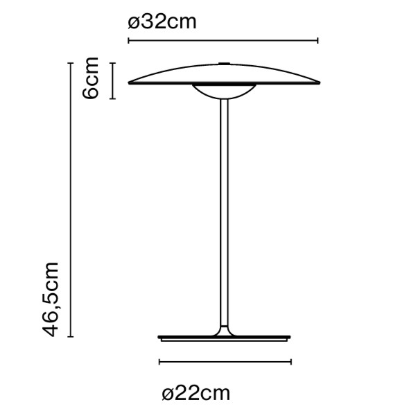 LÁMPARA DE MESA GINGER S 42 MARSET.
