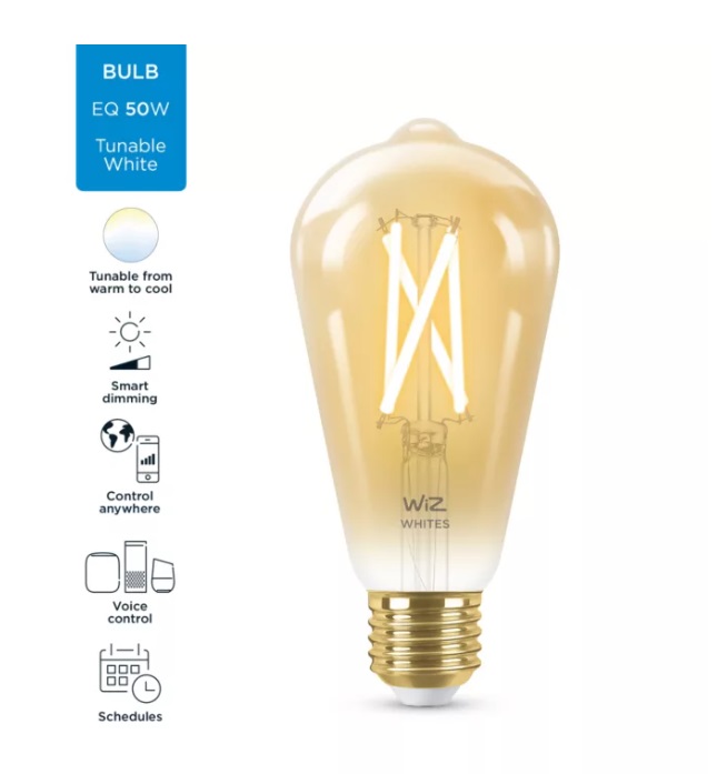 WIZ FILAMENTO 6.9W E27 DIM AMB. 220V WI-FI PHILIPS