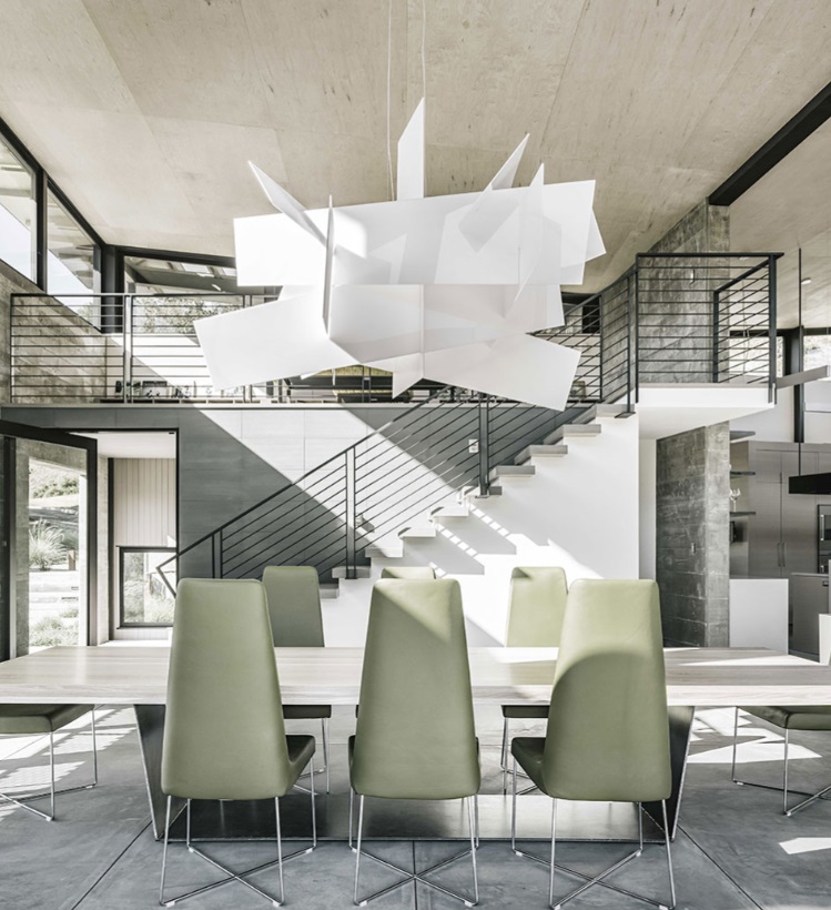 BIG BANG COLGANTE LED REGULABLE BLANCO FOSCARINI.