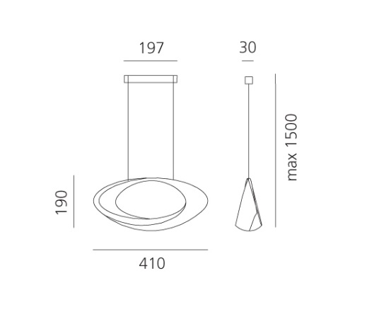 CABILDO LED SUSPENSIONE 2700K ARTEMIDE.