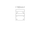BOLARDO CIL. LED 20W 3000K IP54 ONE LIGHT.