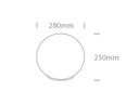 GLOBO SIMIL PIEDRA D=28 240V 1xE27 MAX 20W IP65 ONE.