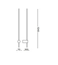 ESSENCE APLIQUE 20.0W NERO TRIOS LIGHTING.