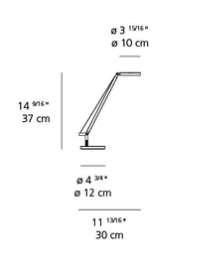 DEMETRA MICRO TABLE 2700K 6W ARTEMIDE.