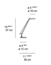 DEMETRA MICRO TABLE 2700K 6W ARTEMIDE.