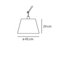TOLOMEO DIFFUSORE PERGAMINO 42 ARTEMIDE.
