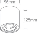 APLIQUE TECHO 1xGU10 MAX.10W IP20 ONE LIGHT.
