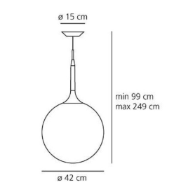 COLGANTE CASTORE 14. ARTEMIDE.