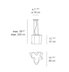 COLGANTE LOGICO 1xE27 ARTEMIDE.