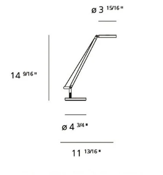DEMETRA MICRO TABLE 6w 3000K ARTEMIDE.