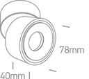 APLIQUE TECHO CIRC. LED 8W 3000K IP20 ONE LIGHT.