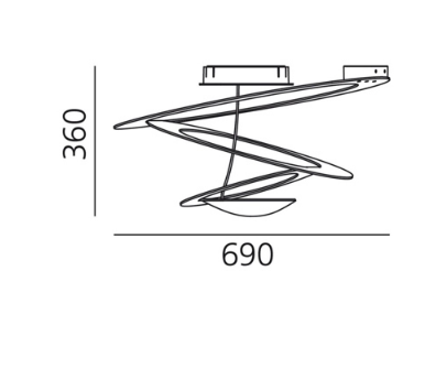PIRCE MINI SOFFITO 37W ARTEMIDE.