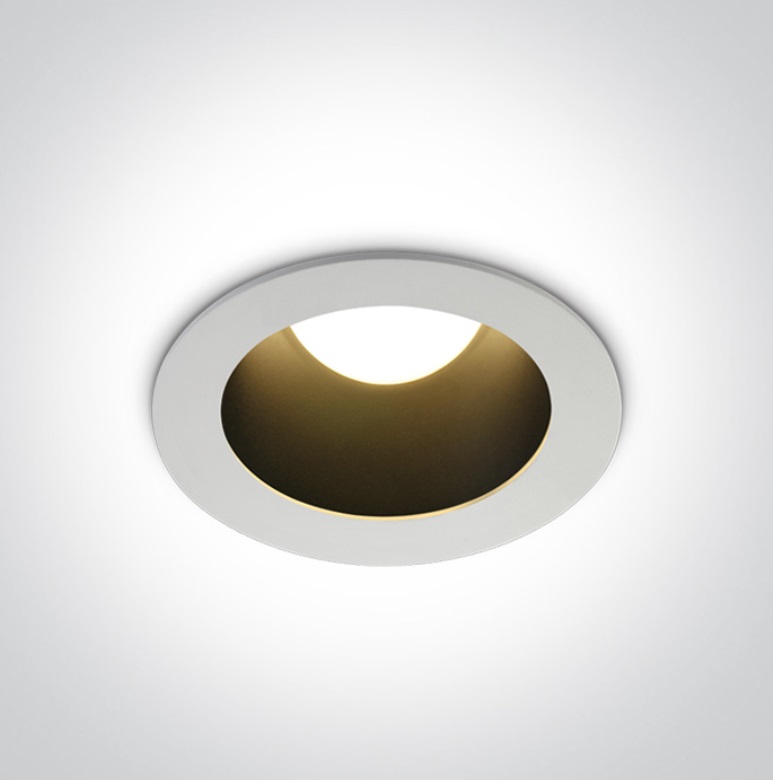 DOWNLIGHT CIRC. LED 12W 3000K IP20 ONE LIGHT.