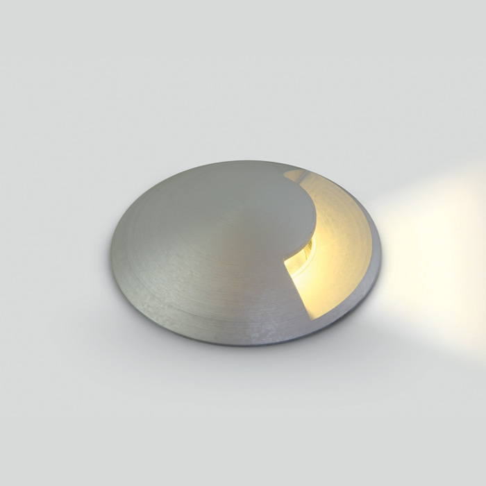 EMB. PISO 1xGU10 240V 10W IP67 ALUMINIO ONE.