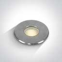 EMB.PISO LED 240V 2W 3000K IP67 ACERO ONE.