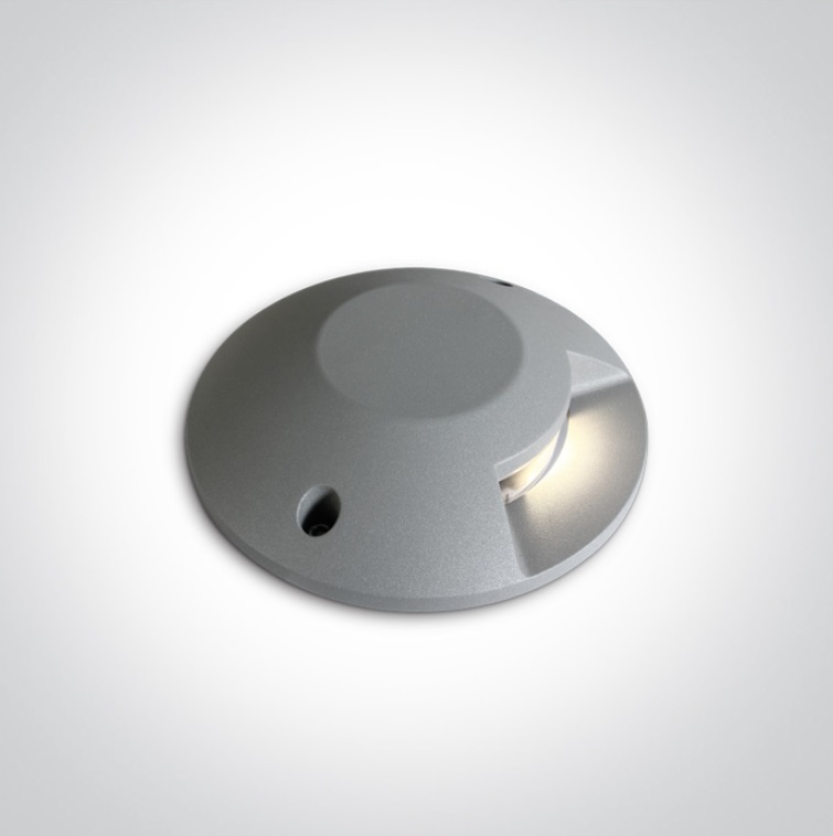 [269058AGW] UPLIGHT CIRC. LED 6W 3000K IP67 ONE LIGHT.