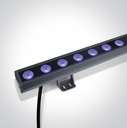 PROYECTOR RGB 100CM LED 24x1,5W IP66 DIM. REC. ONE LIGHT.