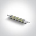 LAMPARA HALOGENA LINEAL LED 220V 10W R7s 118MM ONE LIGHT.