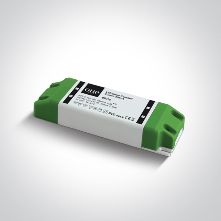 DRIVER LED 7-15W 350mA ONE LIGHT.