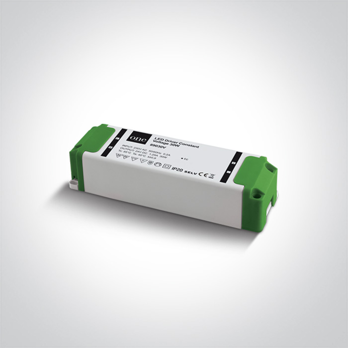 DRIVER LED 24V 30W IP20 ONE LIGHT.