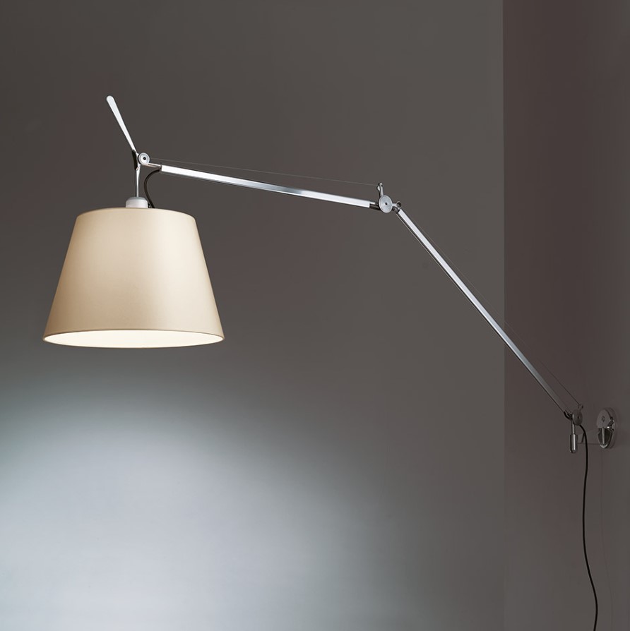 TOLOMEO MEGA BODY LAMP WITH DIMMER ALUMINIUM ARTEMIDE.