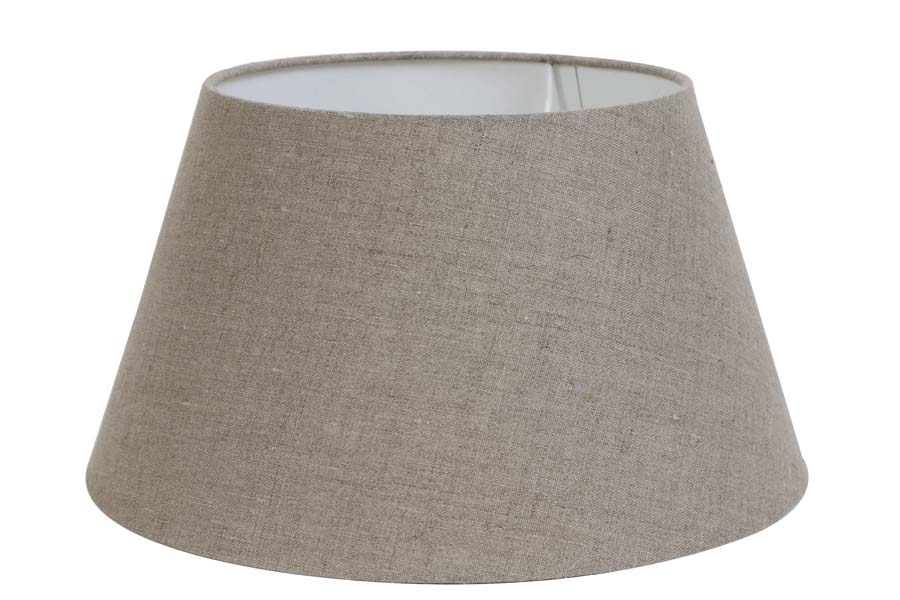 PANTALLA DARK LINEN ROUND 20*15*13cm LL.