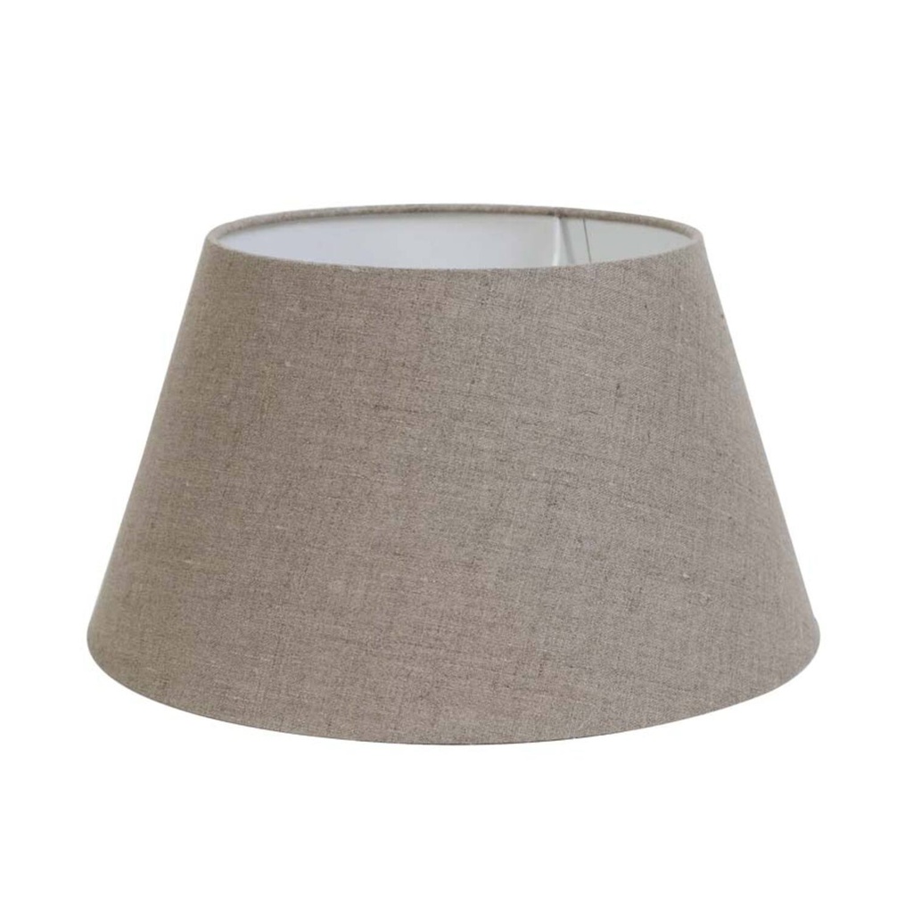 PANTALLA TAMBOR DARK LINEN ROUND 20*15*13cm LL.